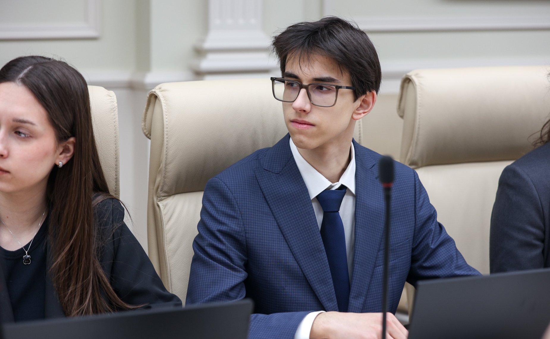 Встреча председателя Комитета Совета Федерации по международным делам Григория Карасина со студентами юридического факультета МГУ им. Ломоносова