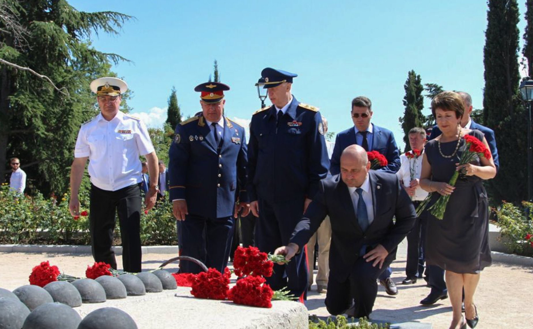 Екатерина Алтабаева в День знаний приняла участие в открытии Севастопольского кадетского корпуса