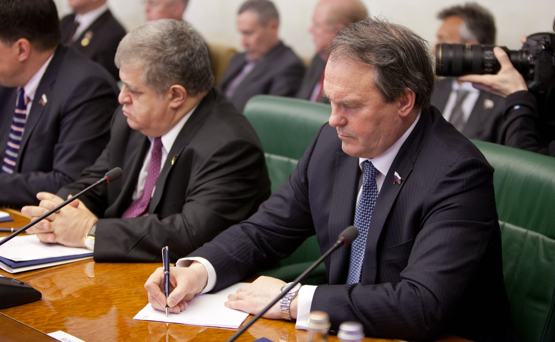 В. Джабаров и И. Морозов на Встрече в Совете Федерации с делегацией Верховного Совета Автономной Республики Крым 6