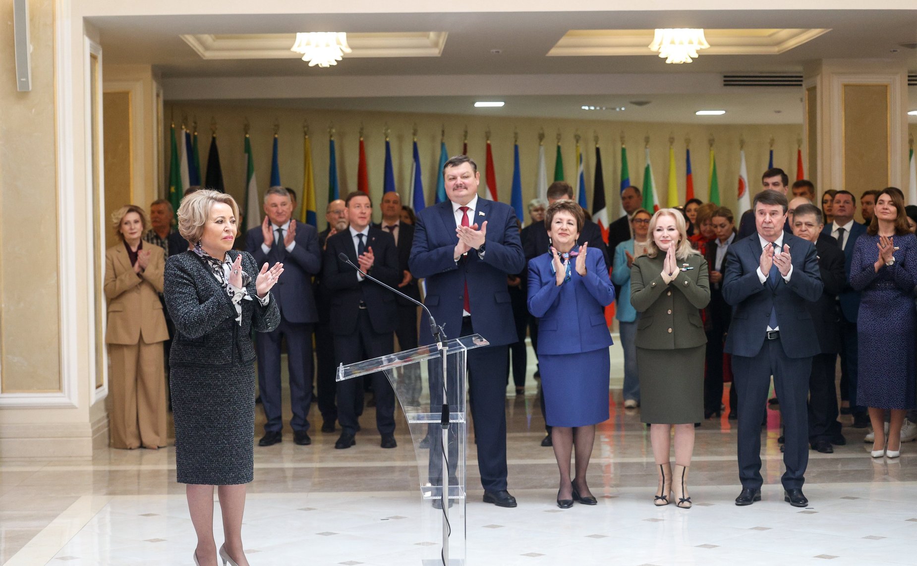 В Совете Федерации состоялось торжественное мероприятие «10 лет в родной гавани», посвященное десятилетию воссоединения Республики Крым и Севастополя с Россией