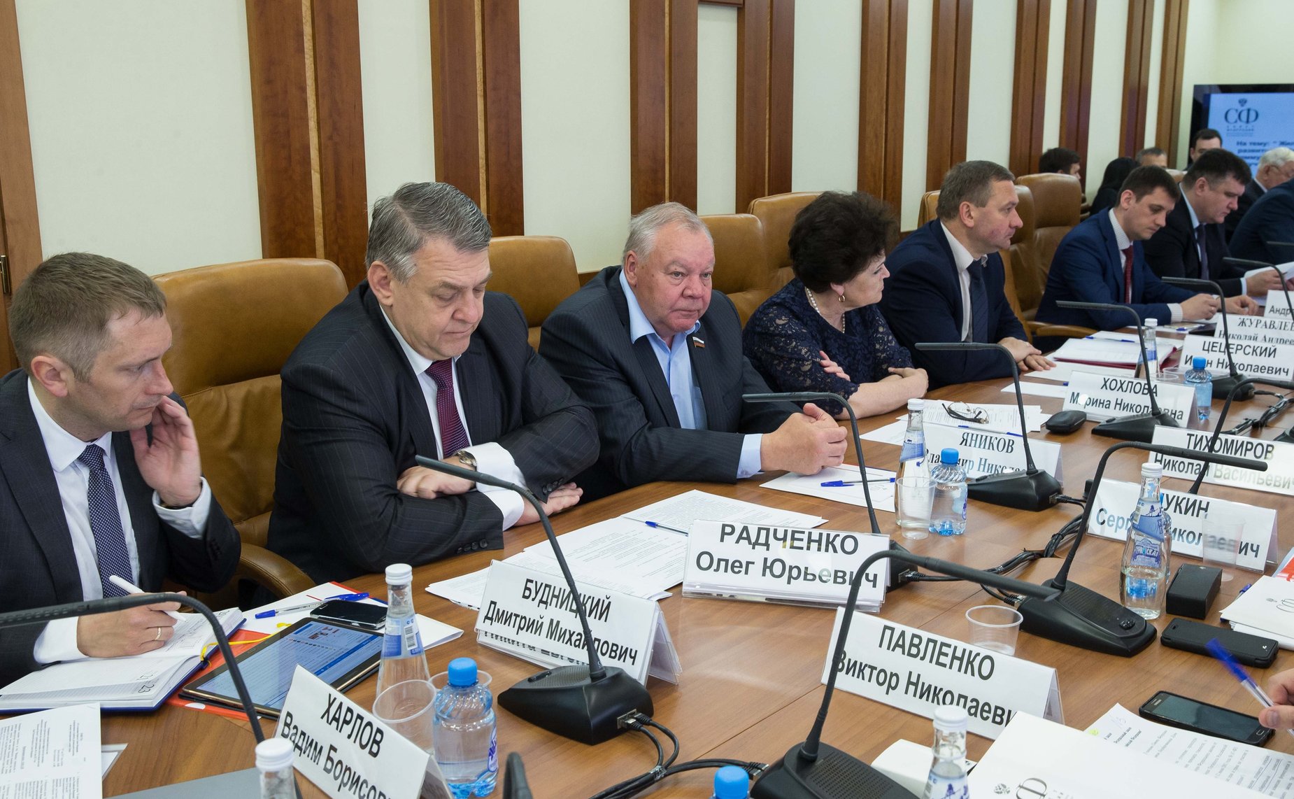 Заседание Комитета СФ по федеративному устройству, региональной политике, местному самоуправлению и делам Севера с участием представителей власти Псковской области