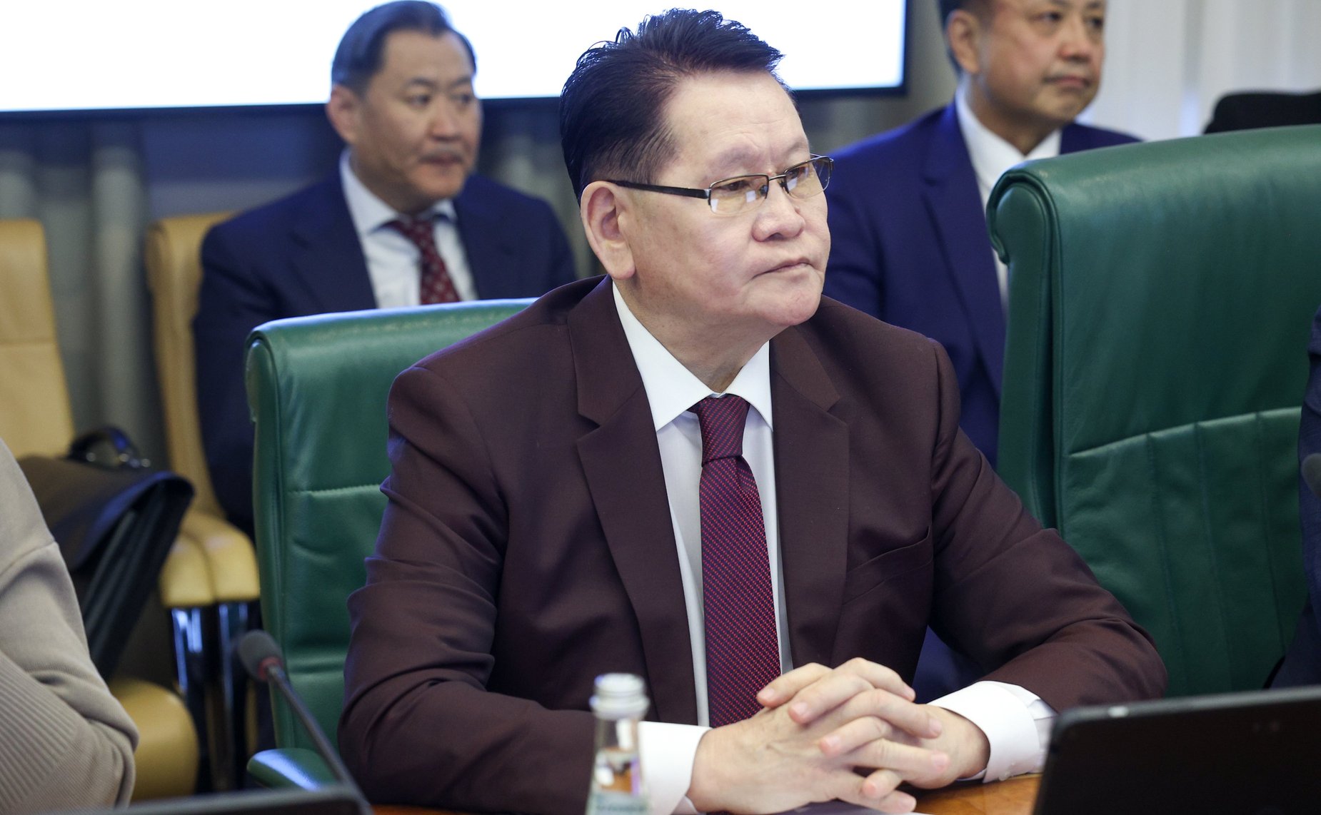 Встреча заместителя Председателя Совета Федерации Константина Косачева с заместителем Председателя Великого Государственного Хурала Монголии