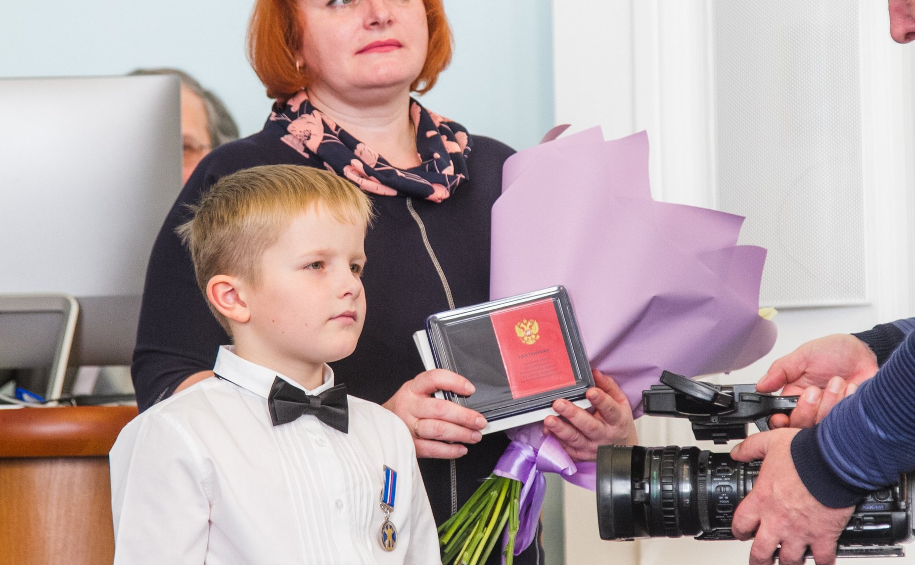 В рамках Всероссийского гражданско-патриотического проекта «Дети-герои», реализуемого Советом Федерации Федерального Собрания Российской Федерации, в 2022 году памятной медалью Совета Федерации «За проявленное мужество» награждены 4 юных омича