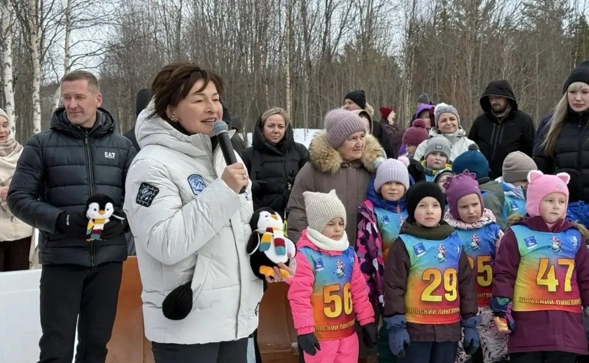 В Мурманской области состоялись ежегодные соревнования по лыжным гонкам «Кольский пингвиненок»