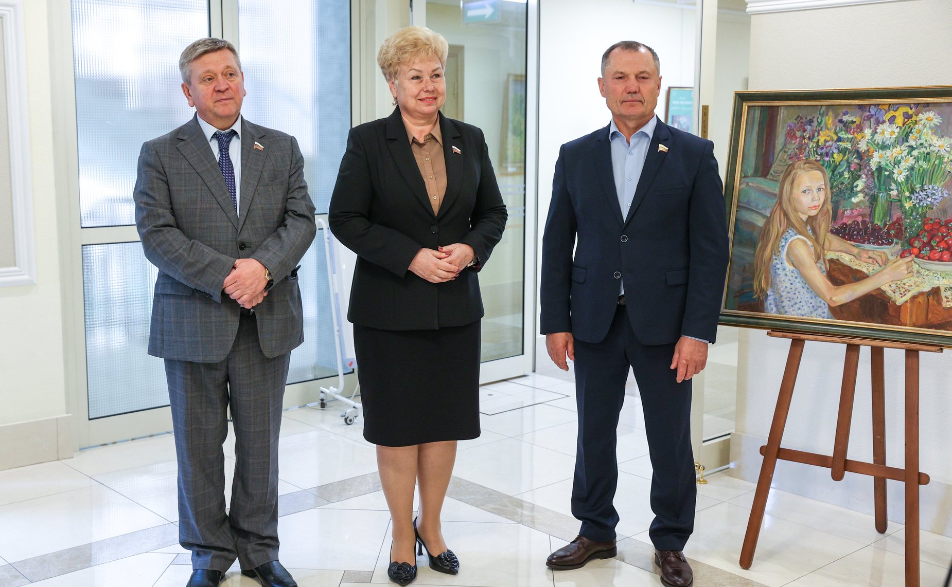 В Совете Федерации открылась выставка «Любовь к Родине дыша»