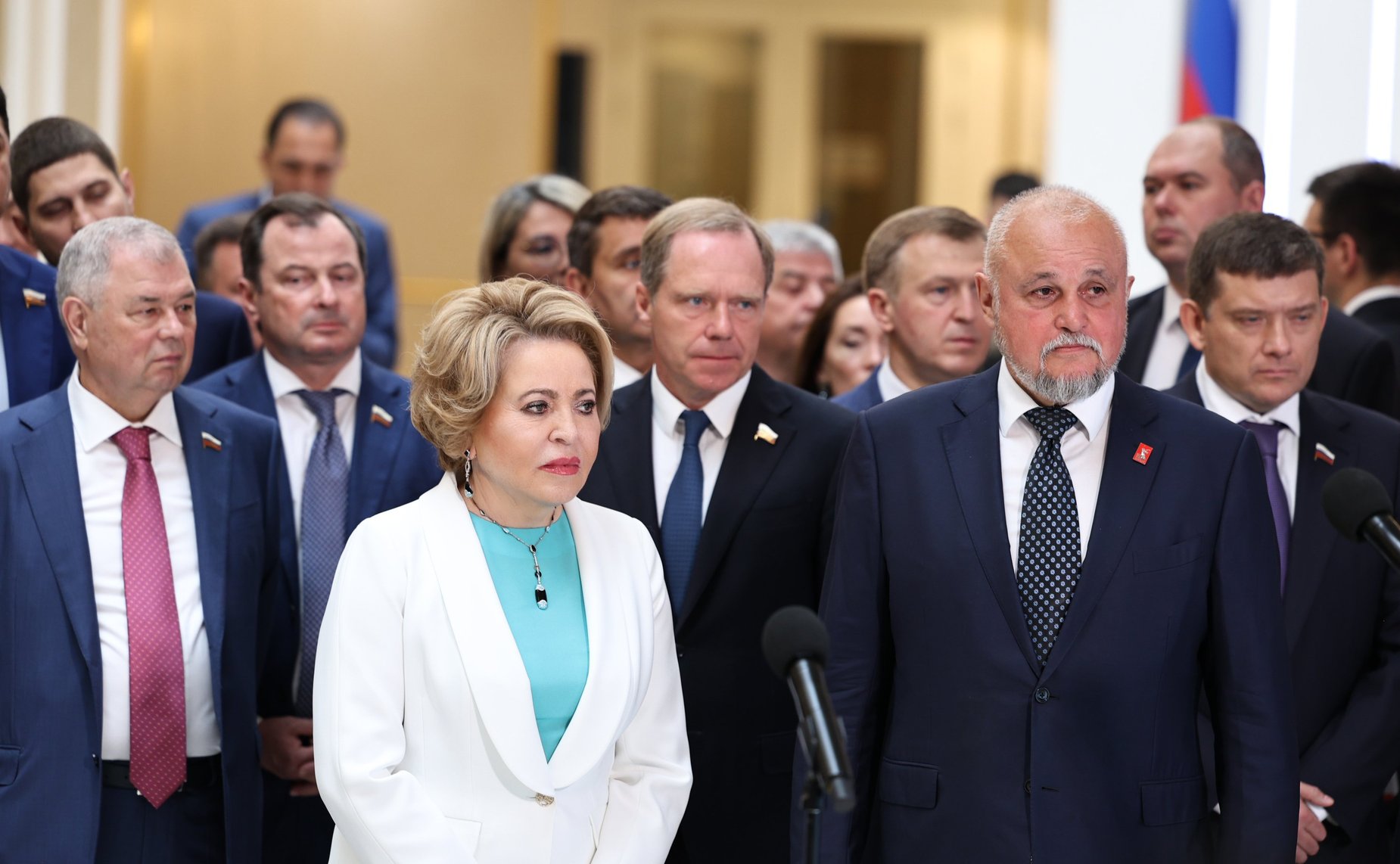 Председатель СФ Валентина Матвиенко и Министр энергетики РФ Сергей Цивилев приняли участие в торжественной церемонии подключения к природному газу социальных, спортивных и коммунально-бытовых объектов в четырёх субъектах Российской Федерации