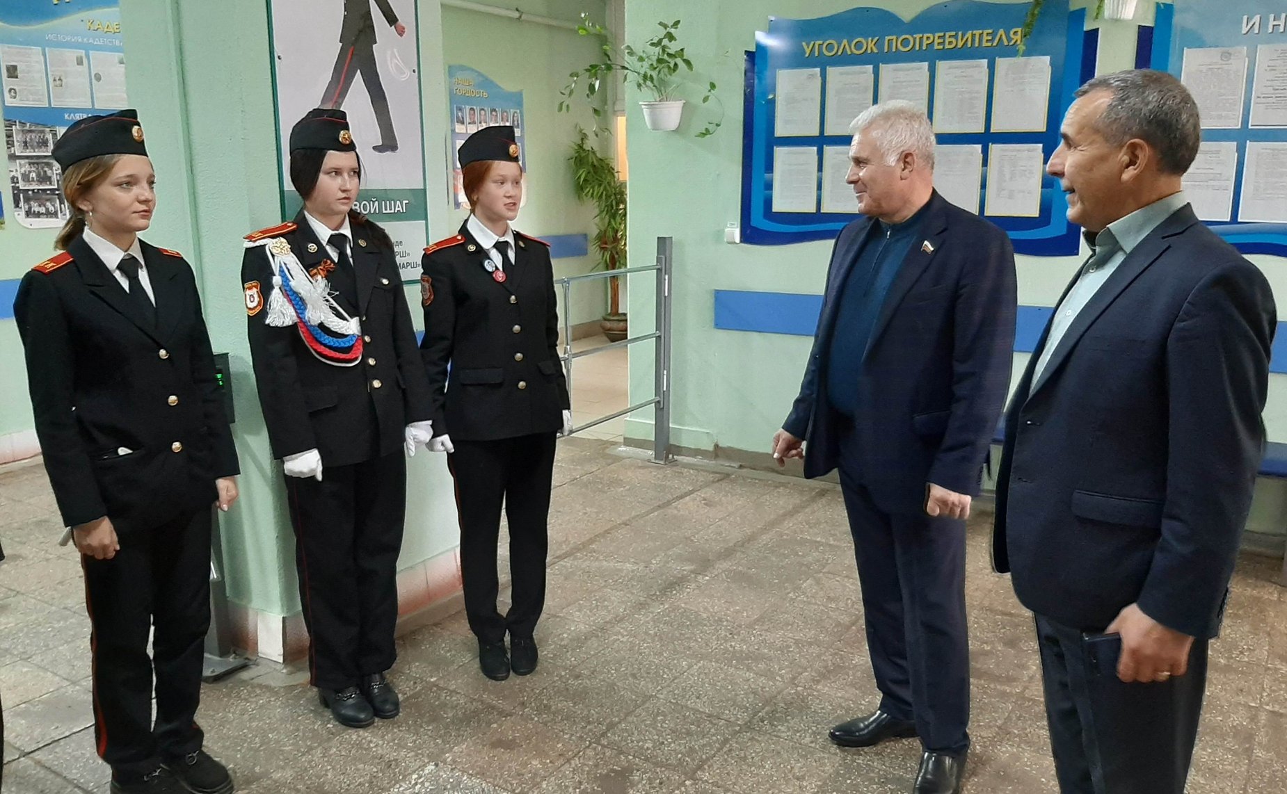 Сергей Мартынов встретился с кадетами двух школ в Марий Эл