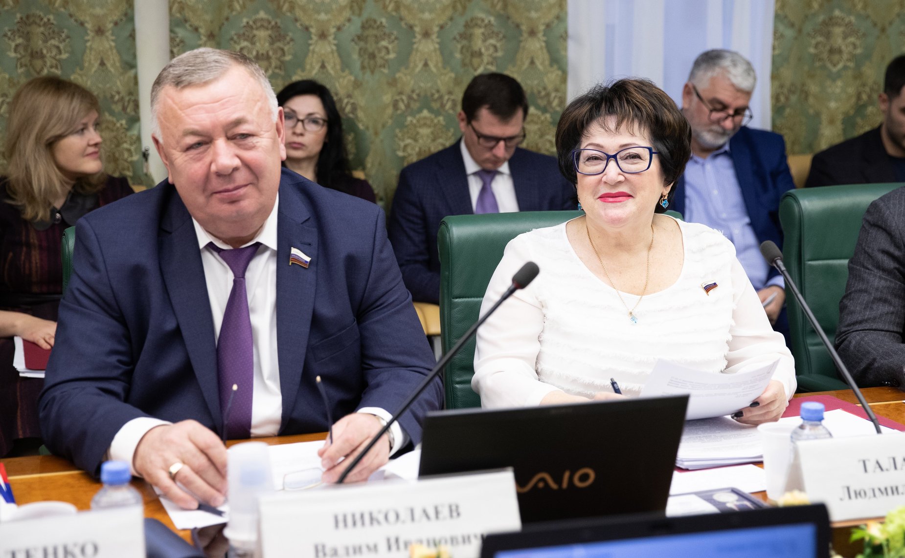 Вадим Николаев и Людмила Талабаева