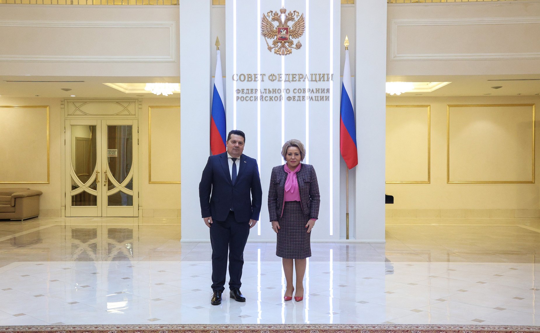Валентина Матвиенко провела встречу с Председателем Народной скупщины Республики Сербской Ненадом Стевандичем