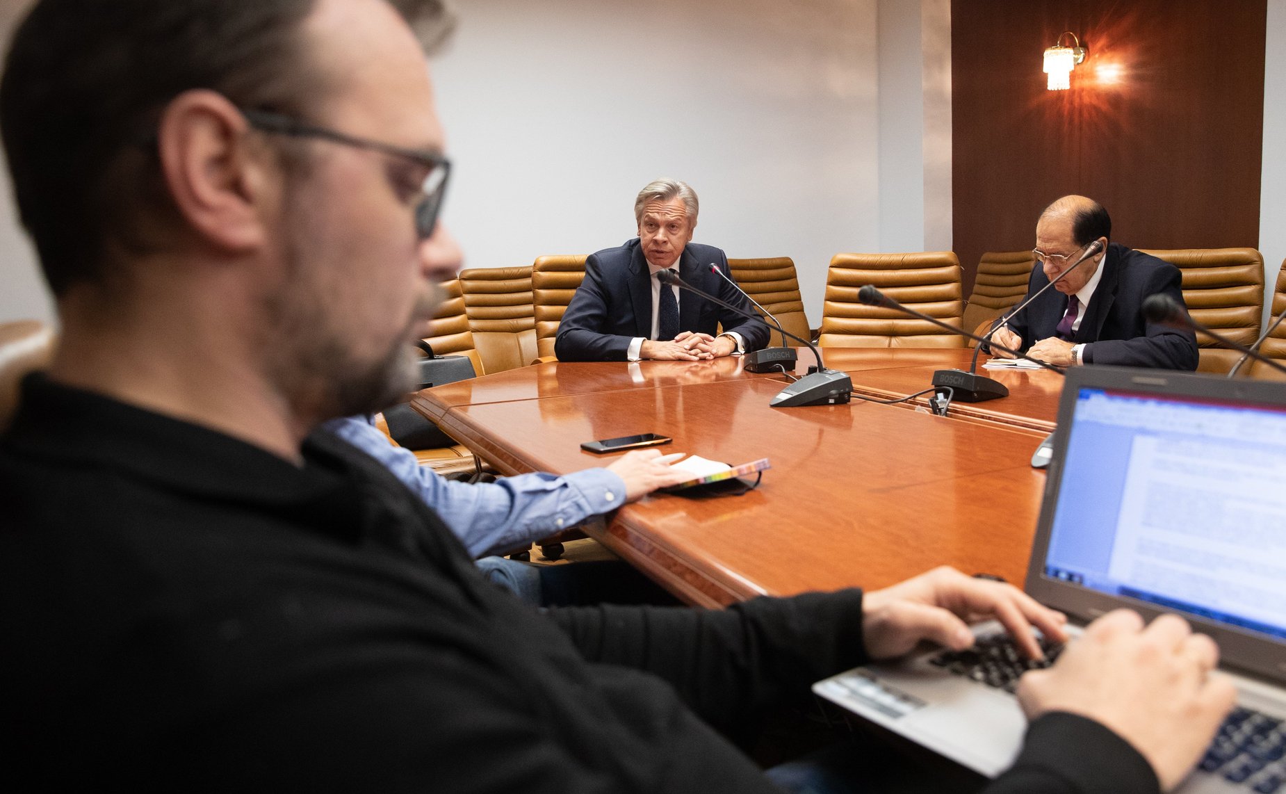 Встреча А. Пушкова с представителями иностранных СМИ на тему «Кризис в отношениях Совета Европы и России: информационные аспекты»