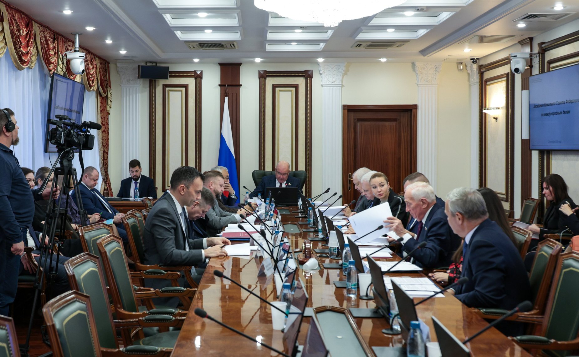 Заседание Комитета Совета Федерации по международным делам на тему «О проекте Заявления Совета Федерации о необходимости прекращения экономической, торговой и финансовой блокады, введенной США против Республики Куба»