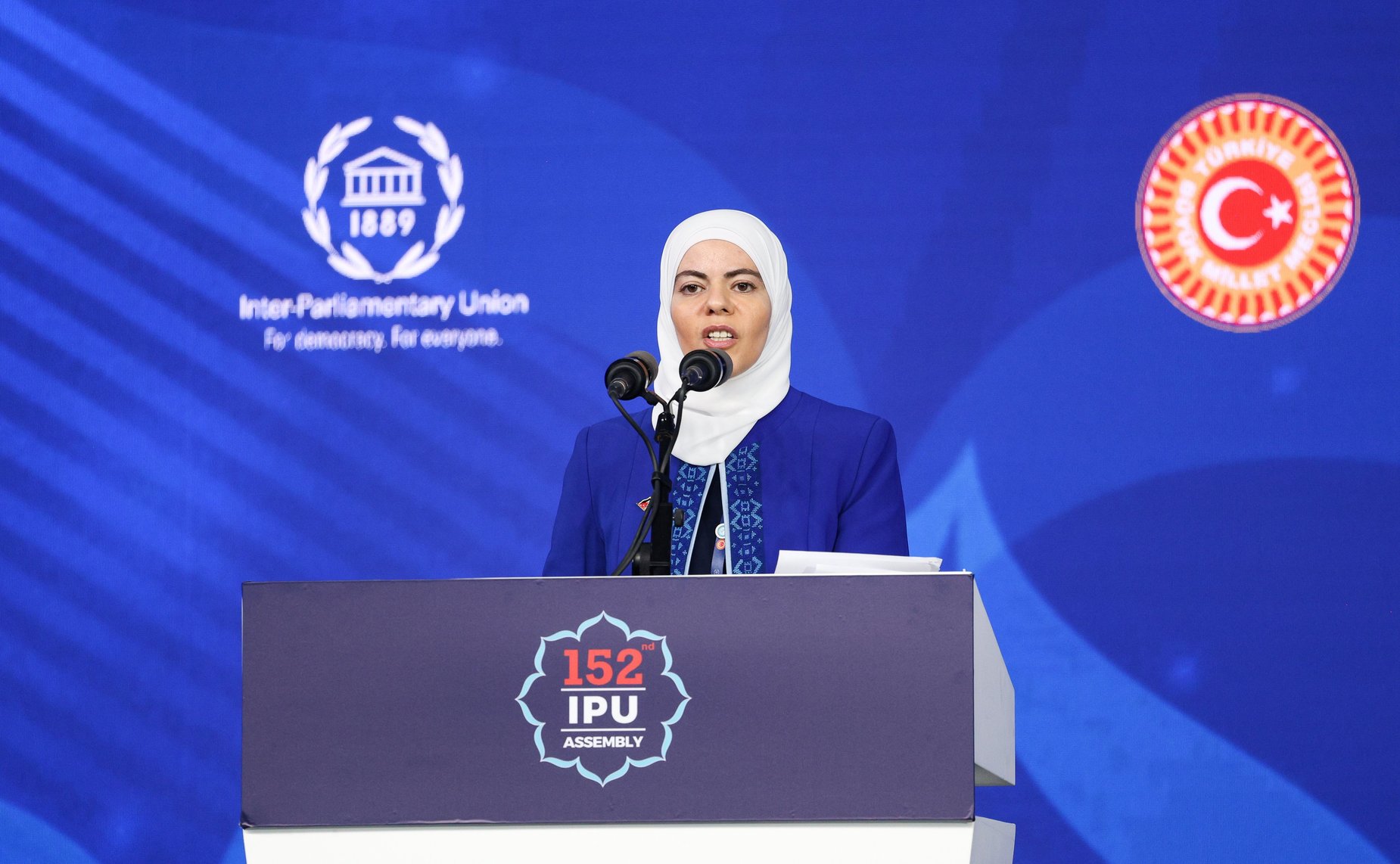 152 Ассамблея Межпарламентского союза (МПС). Общая дискуссия «Укрепление надежды, обеспечение мира и справедливости для будущих поколений»