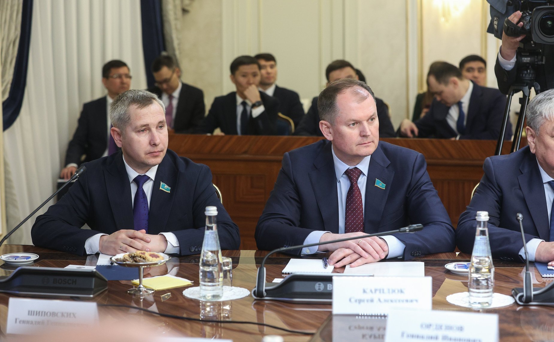 Встреча Председателя Совета Федерации Валентины Матвиенко с Председателем Сената Парламента Республики Казахстан Мауленом Ашимбаевым