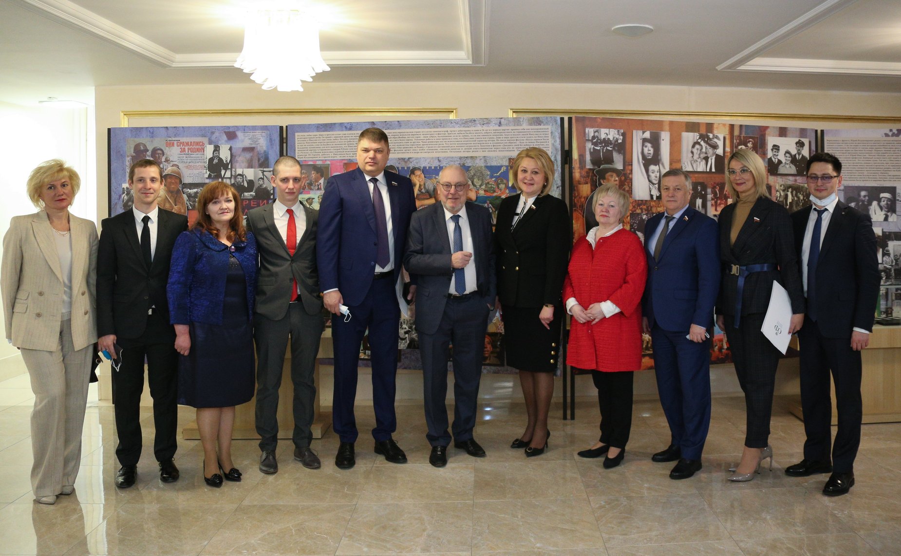 Выставка в Совет Федерации, посвященная 100-летию со дня рождения Юрия Никулина