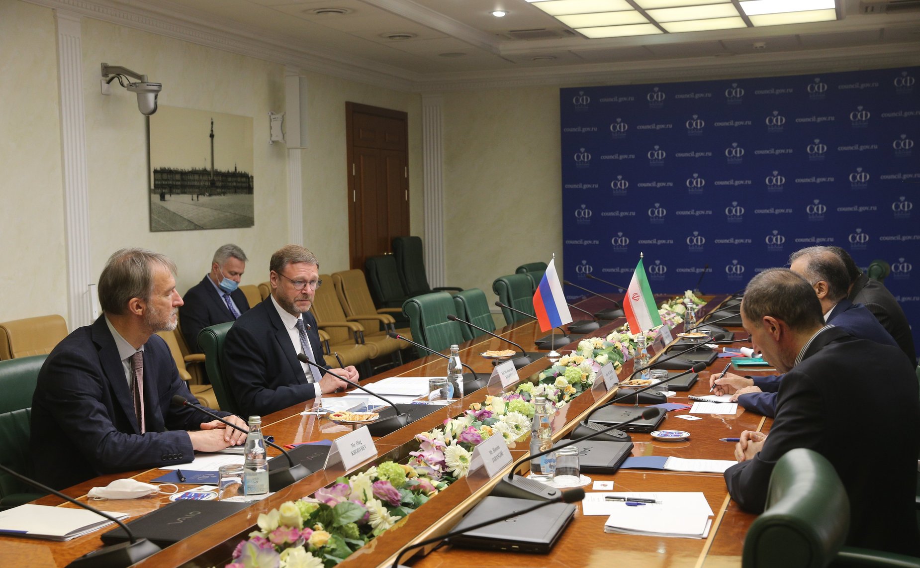 Заместитель Председателя СФ Константин Косачев провел встречу с Послом Ирана в России