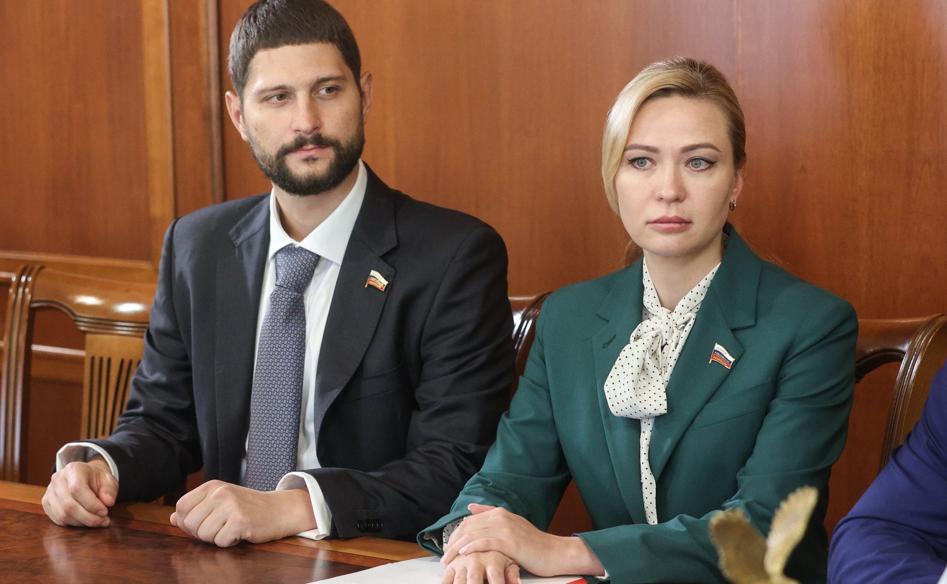 Председатель Совета Федерации Валентина Матвиенко провела встречу с главой Донецкой Народной Республики Денисом Пушилиным