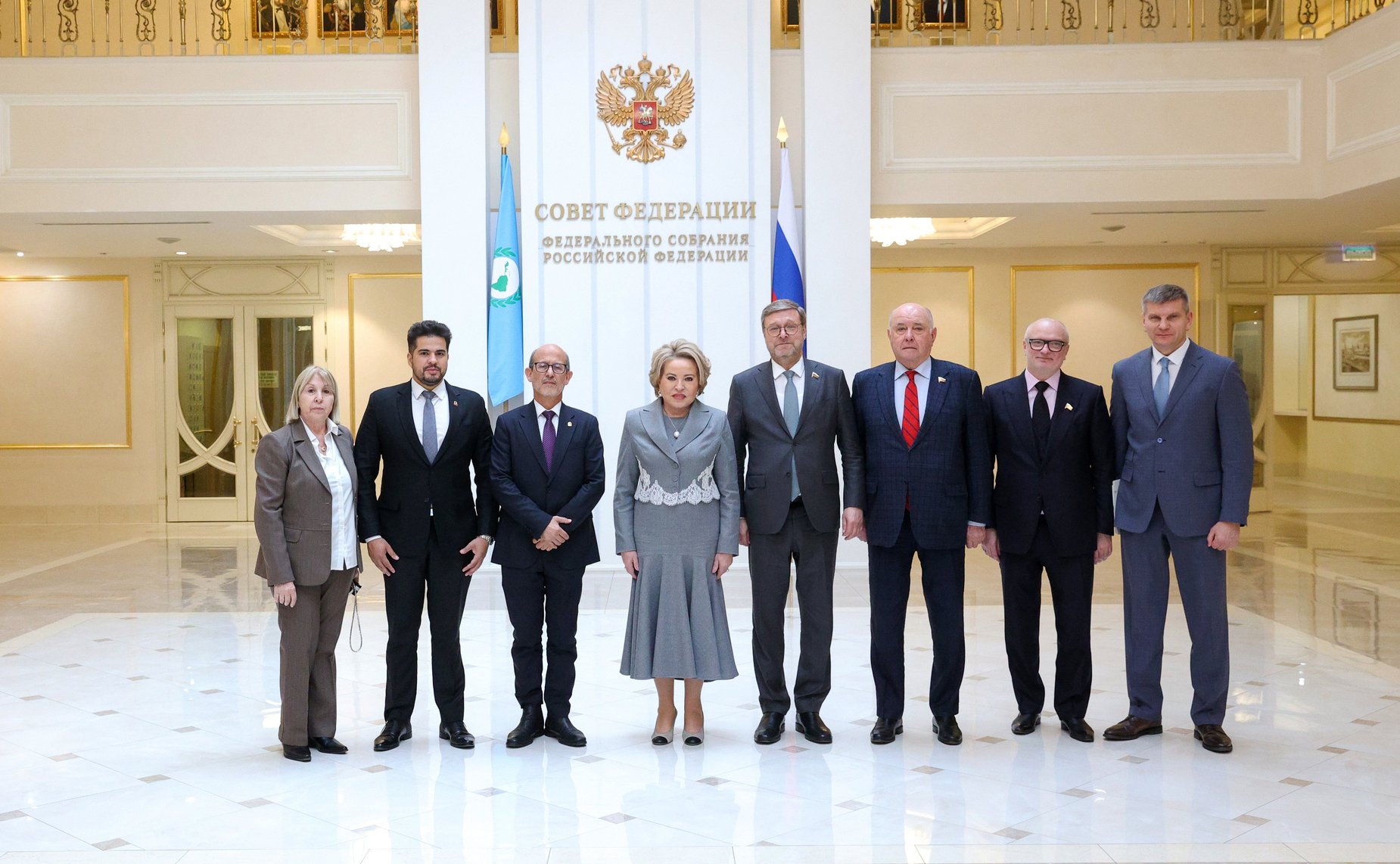 Валентина Матвиенко провела встречу с Председателем Парламента стран Латинской Америки и Карибского бассейна (ПАРЛАТИНО) Роландо Мигелем Гонсалесом Патрисио