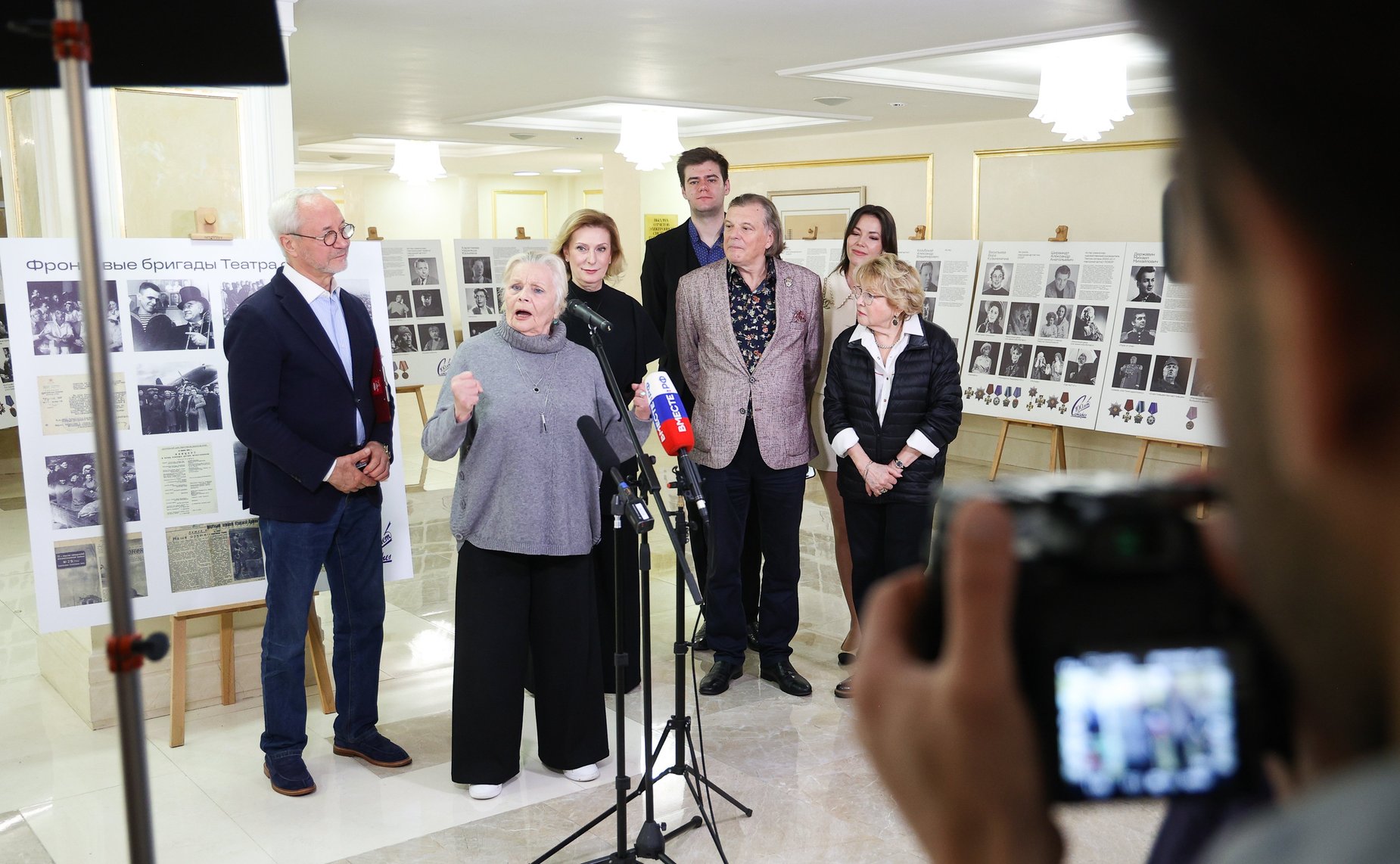 Открытие выставки «Актеры Театра сатиры на фронте и в тылу»