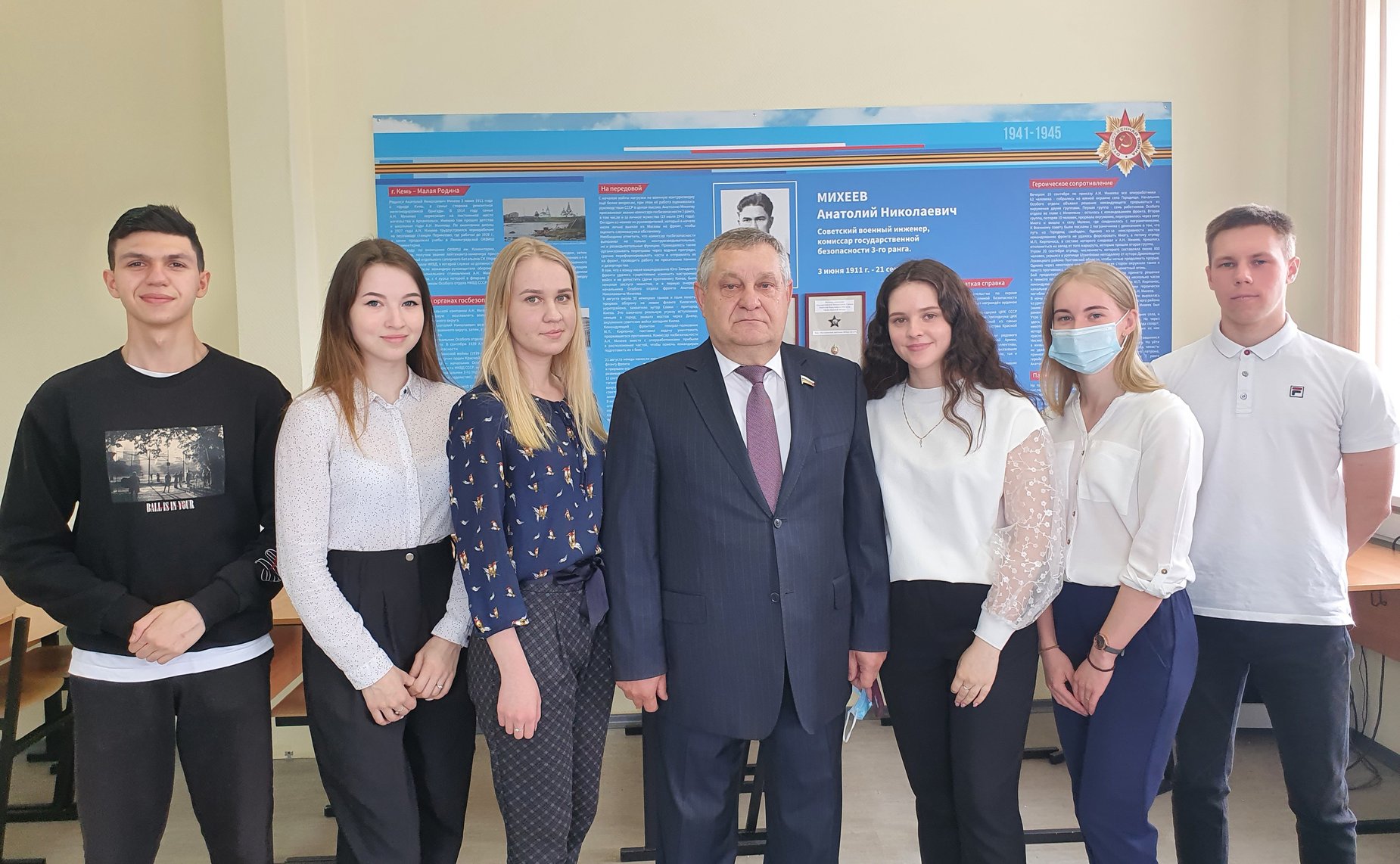 Александр Ракитин принял участие в торжественном открытии аудитории имени А.Н.Михеева в Северном институте (филиале) ВГУЮ РПА Минюста России