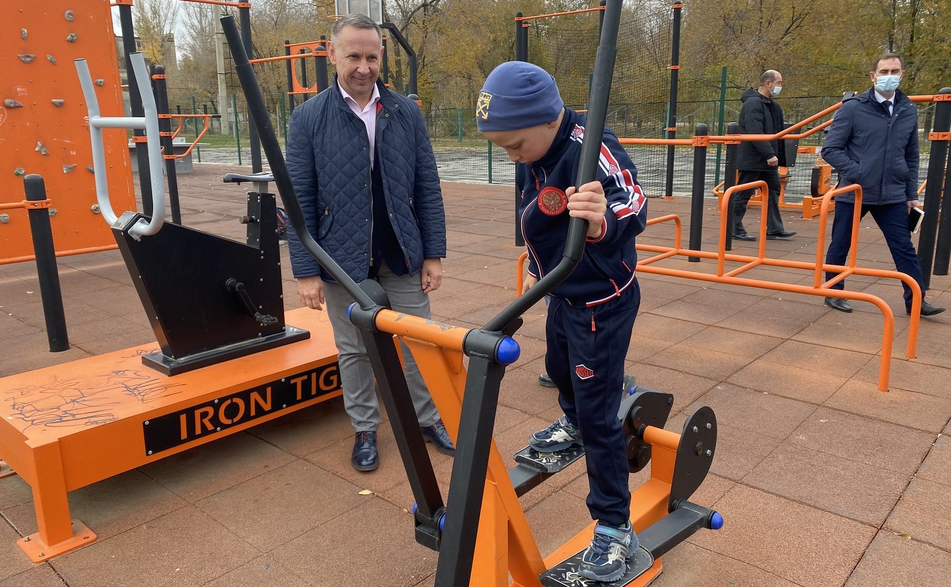 Олег Алексеев в ходе работы в регионе посетил детскую спортшколу