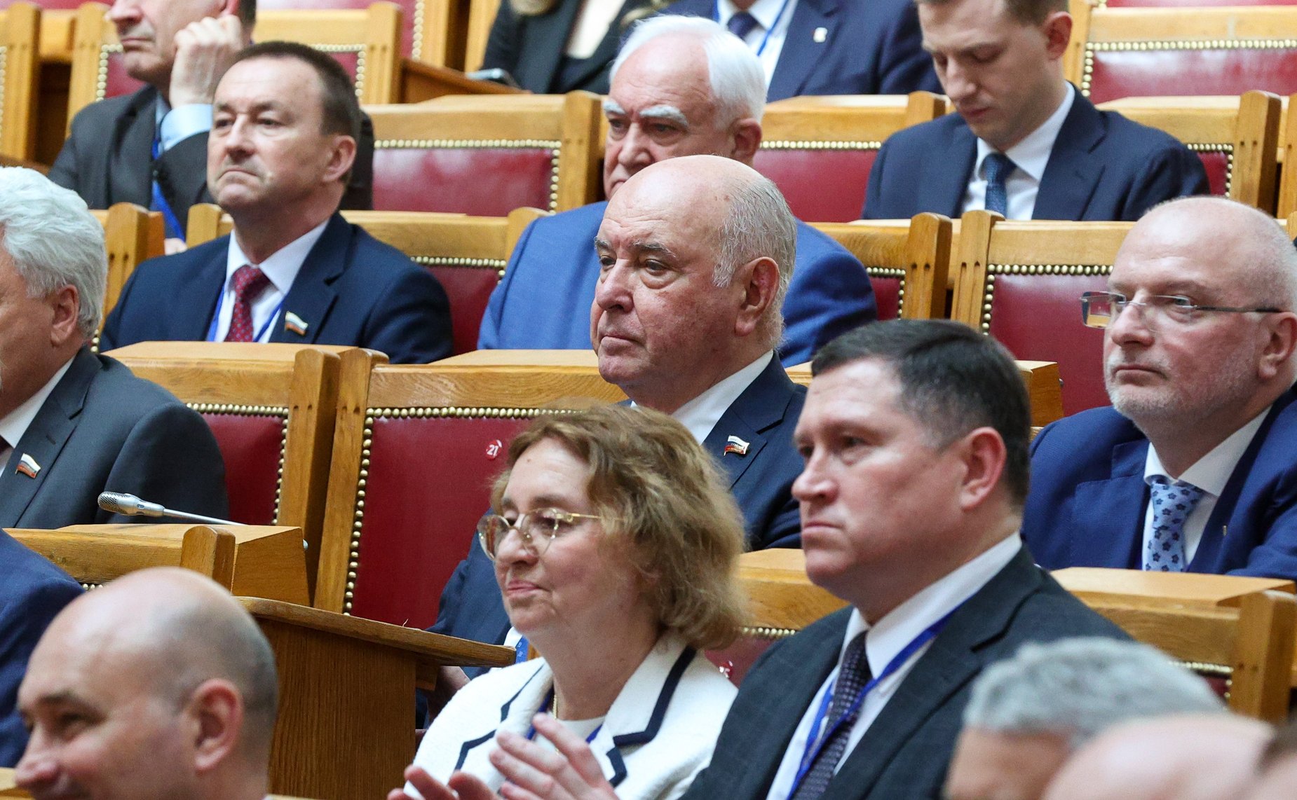 Президент Российской Федерации Владимир Путин встретился с членами Совета законодателей РФ при Федеральном Собрании