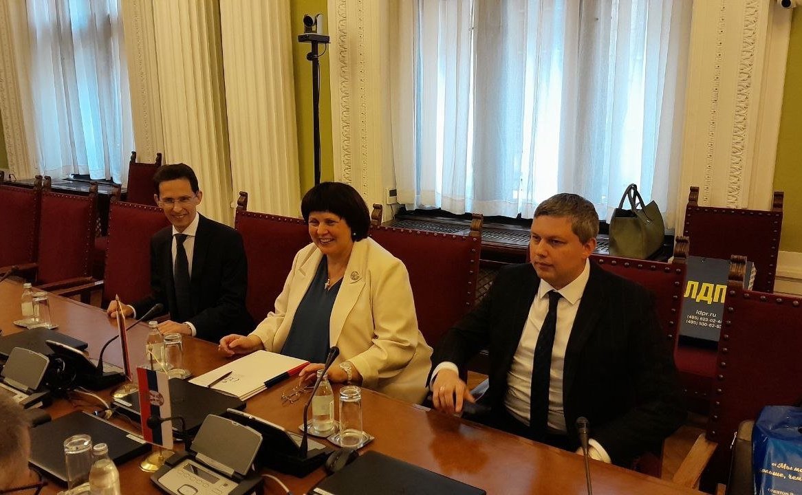 Елена Афанасьева встретилась с сербскими парламентариями в Народной скупщине Республики Сербии