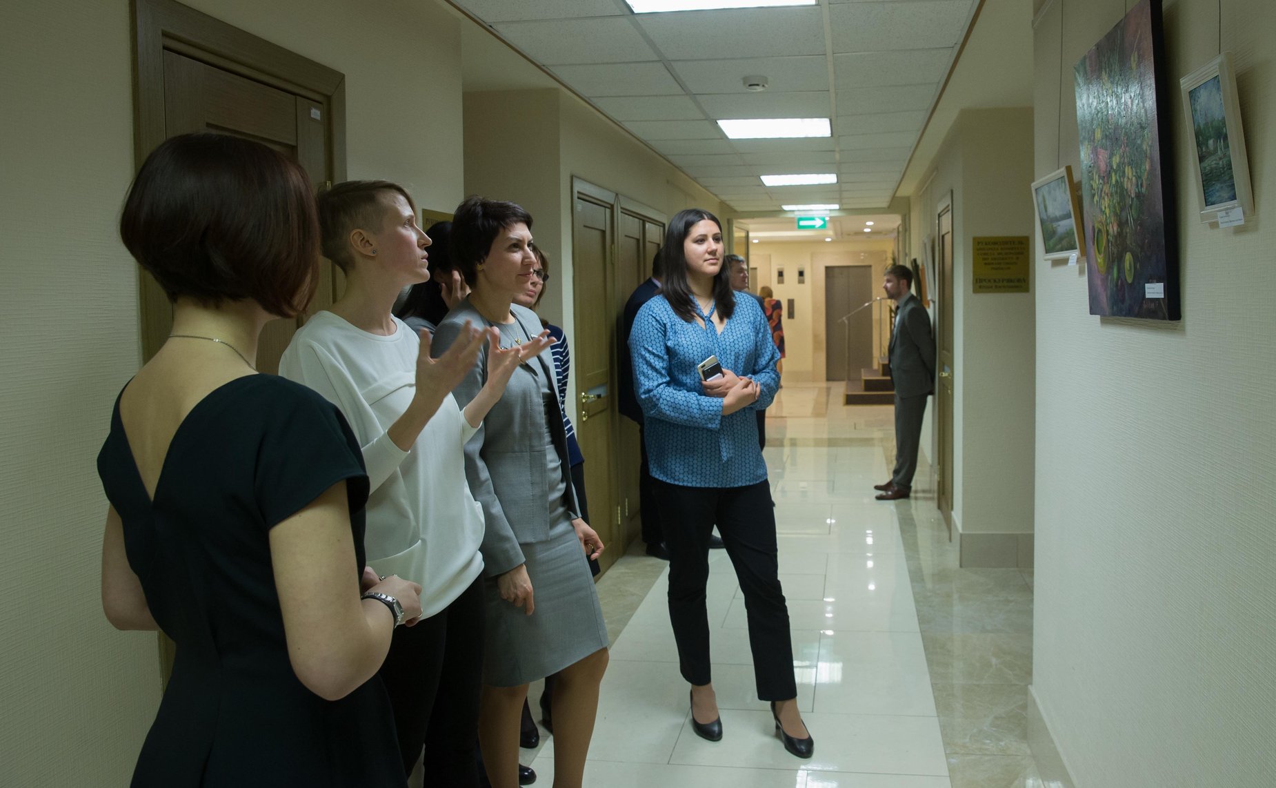 Татьяна Лебедева приняла участие в открытии выставки живописных работ в Совете Федерации