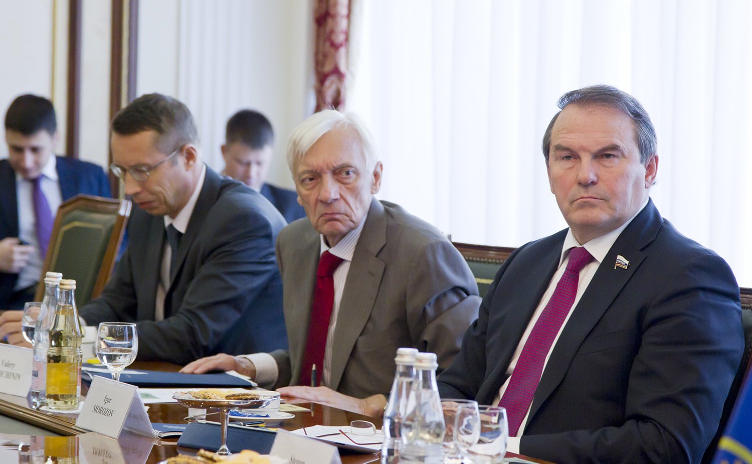 Встреча спикера СФ В. Матвиенко с Председателем Конгресса местных и региональных властей Совета Европы Х. ван Стаа -12