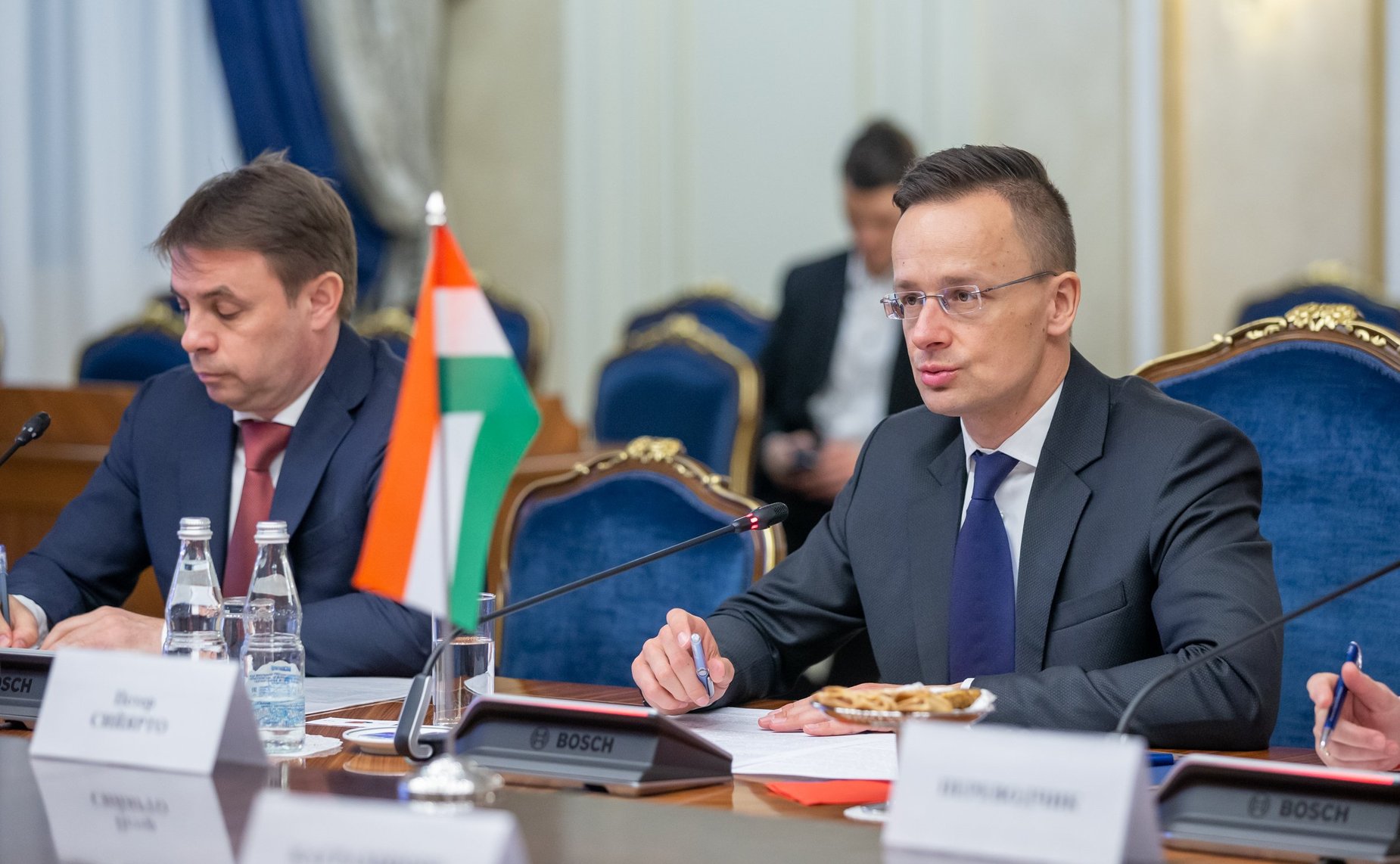 Встреча Николая Федорова с Министром внешнеэкономических связей и иностранных дел Венгрии Петером Сийярто