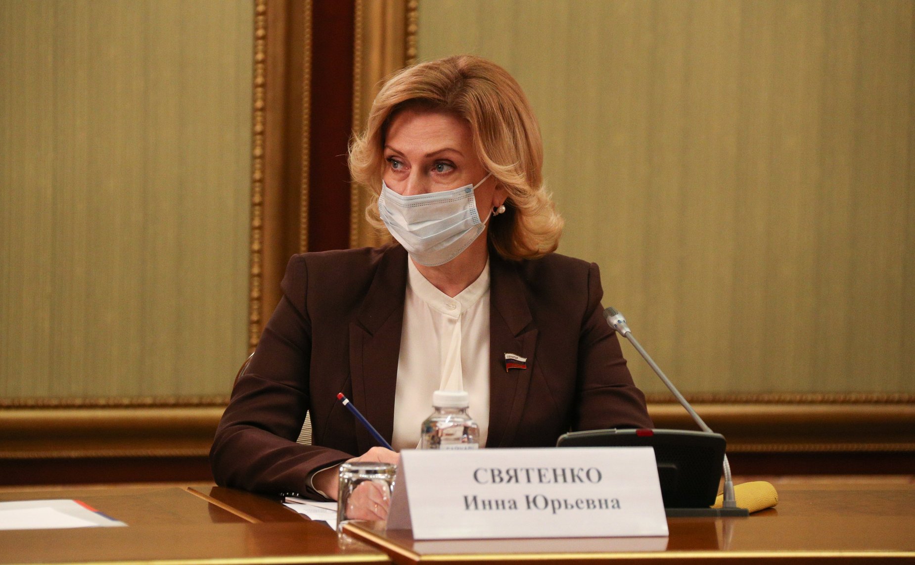 Встреча руководства Совета Федерации с Председателем Правительства Российской Федерации Михаилом Мишустиным