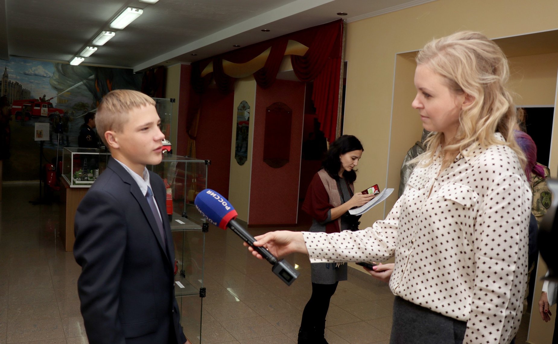 Церемония награждения в рамках Всероссийского гражданско — патриотического проекта «Дети — герои»