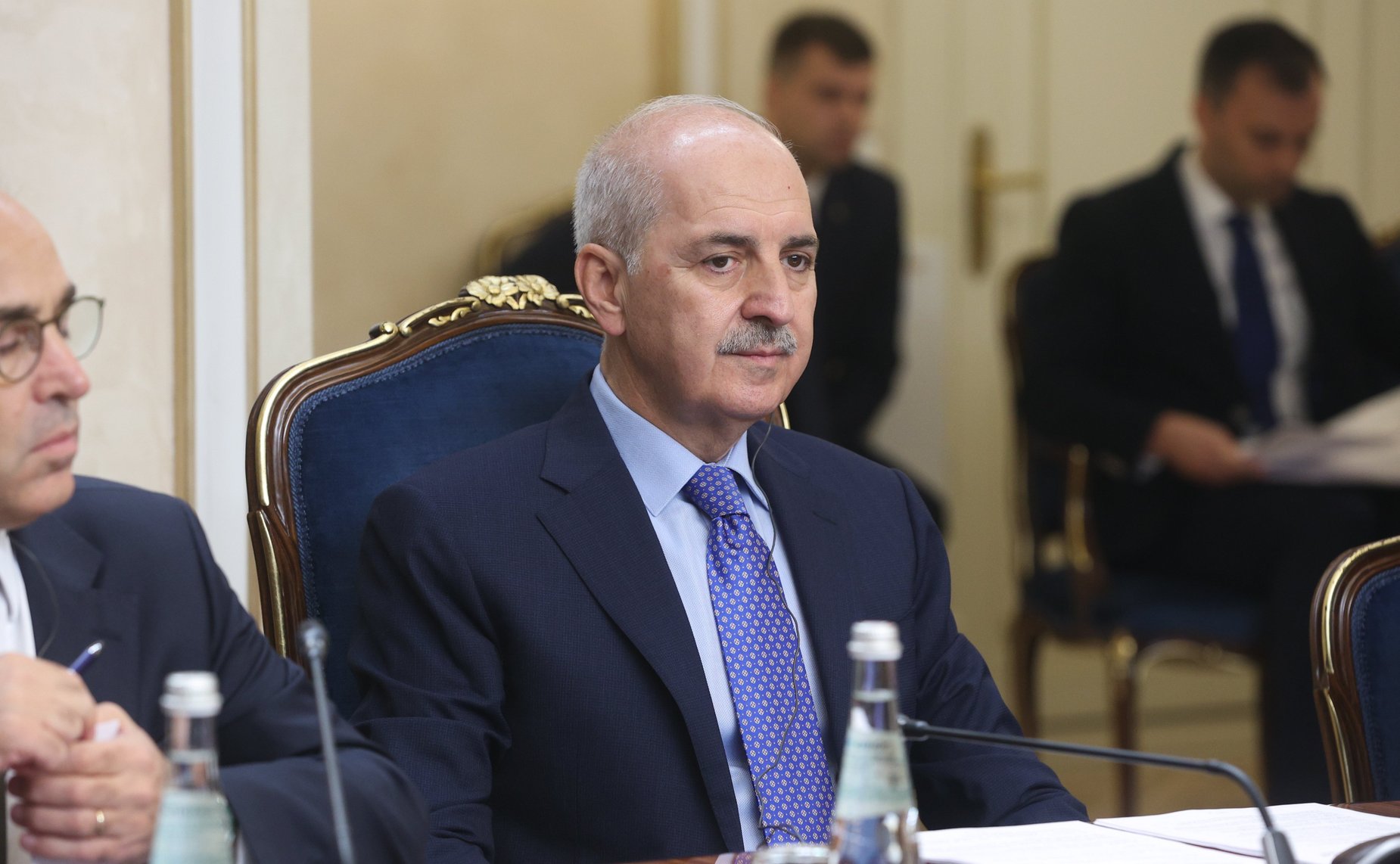 Встреча Председателя Совета Федерации Валентины Матвиенко с Председателем Великого национального собрания Турции Нуманом Куртулмушем