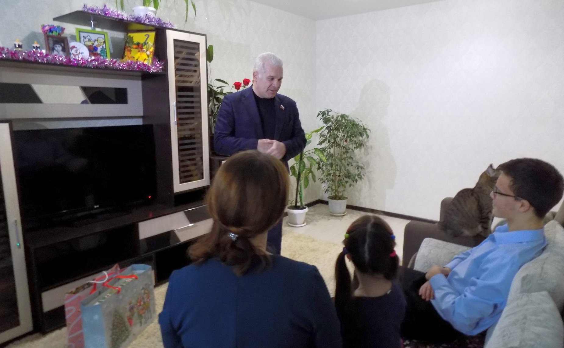 Сергей Мартынов подарил школьнику из Марий Эл ноутбук в рамках акции «Ёлка желаний»