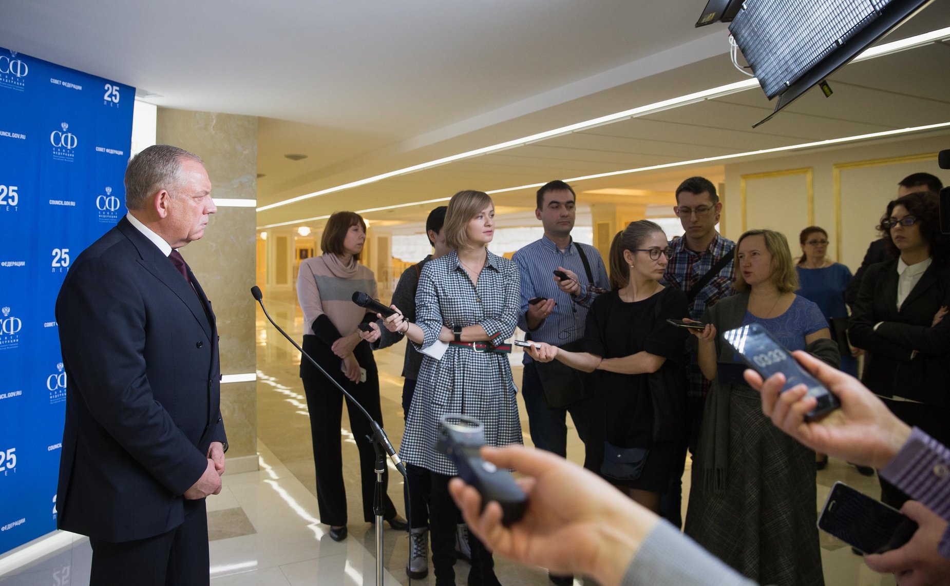 Брифинг Сергея Митина