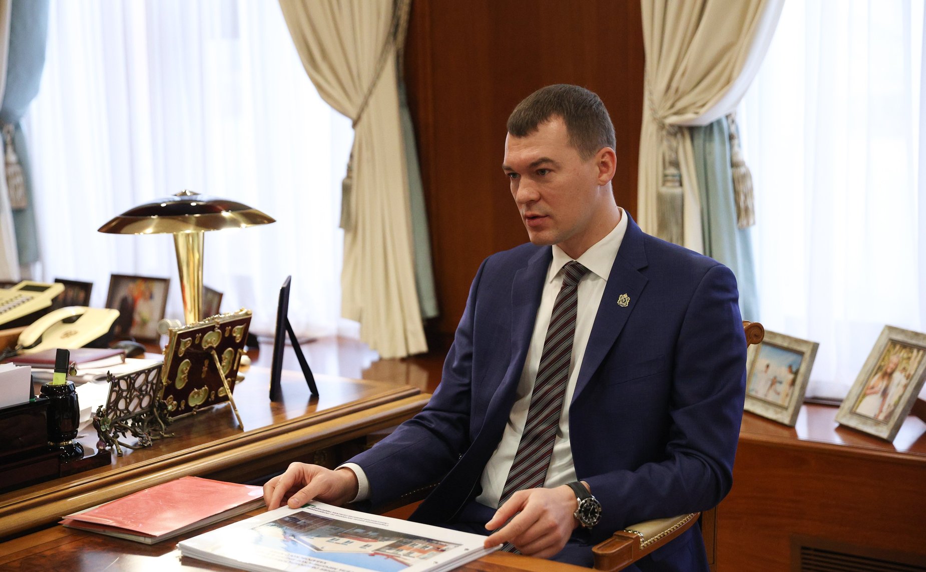 Валентина Матвиенко провела рабочую встречу с губернатором Хабаровского края Михаилом Дегтяревым