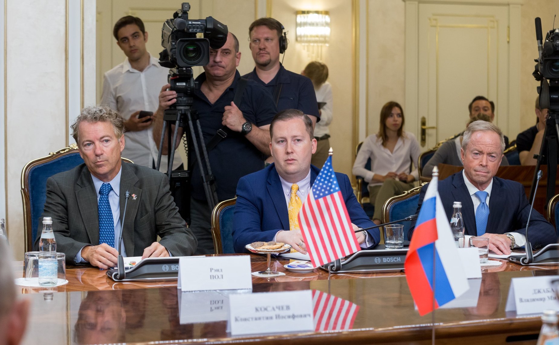 Встреча К. Косачева с членом Сената Конгресса США от Республиканской партии Р. Полом