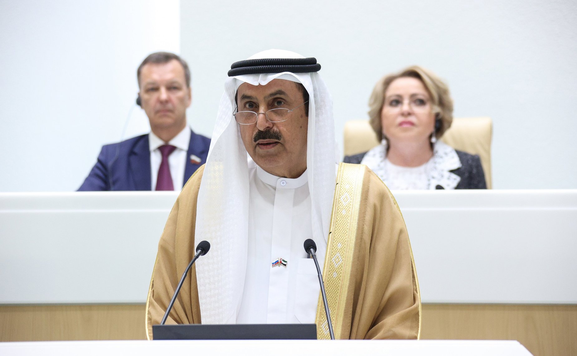 Председатель Федерального национального совета Объединенных Арабских Эмиратов Сакр Бен Гоббаш Саид Гоббаш