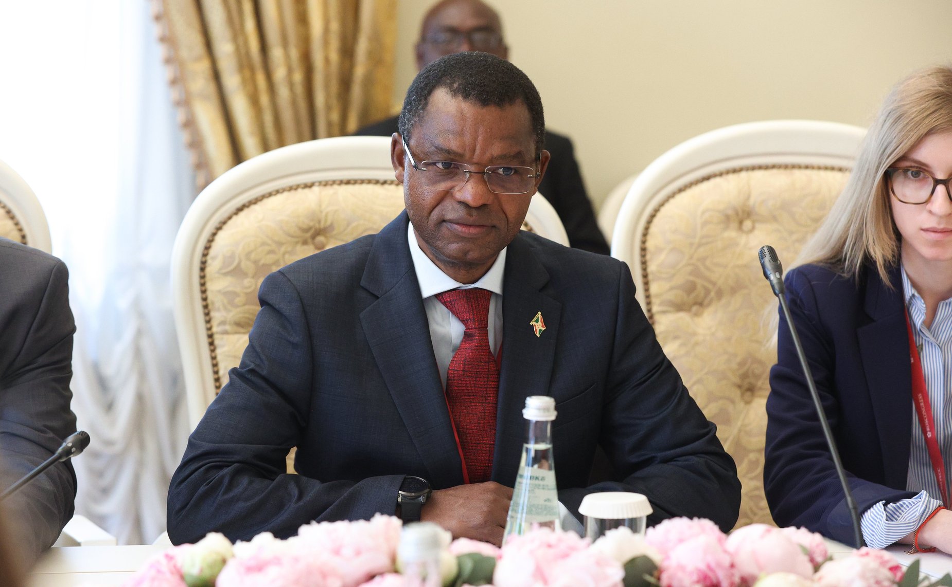 Встреча Валентины Матвиенко с Председателем Сената Республики Бурунди Эммануэлем Синзохагерой