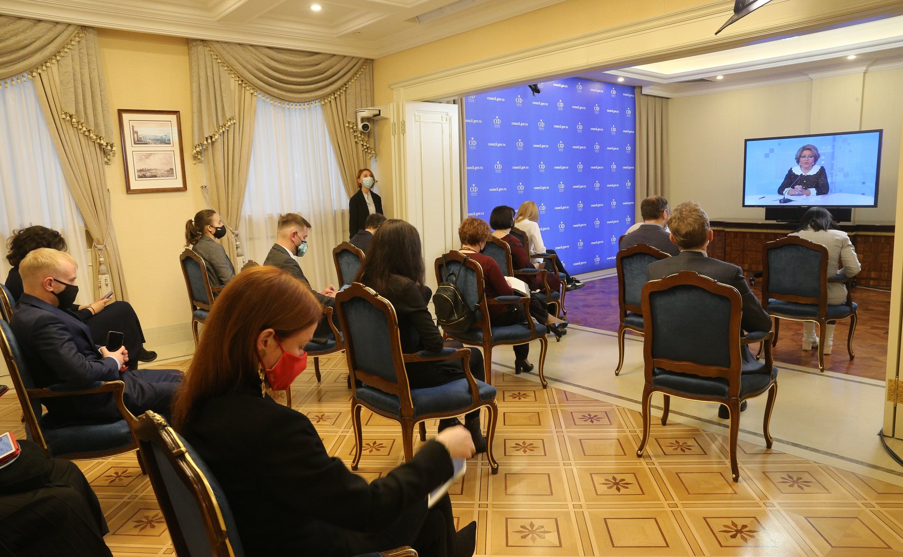 Пресс-конференция Председателя Совета Федерации Валентины Матвиенко по итогам осенней сессии 2020 года