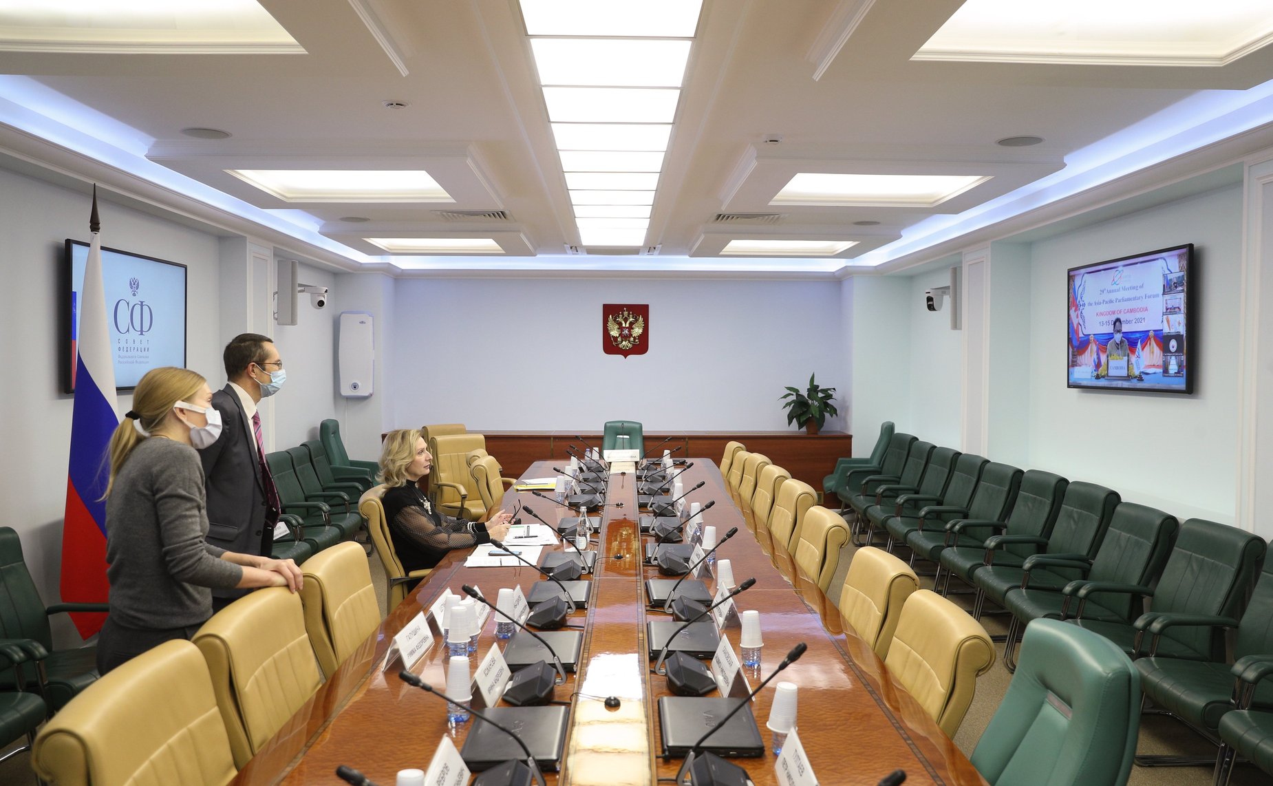 Выступление председателя Комитета СФ по социальной политике Инны Святенко на Встрече женщин-парламентариев (АТПФ)