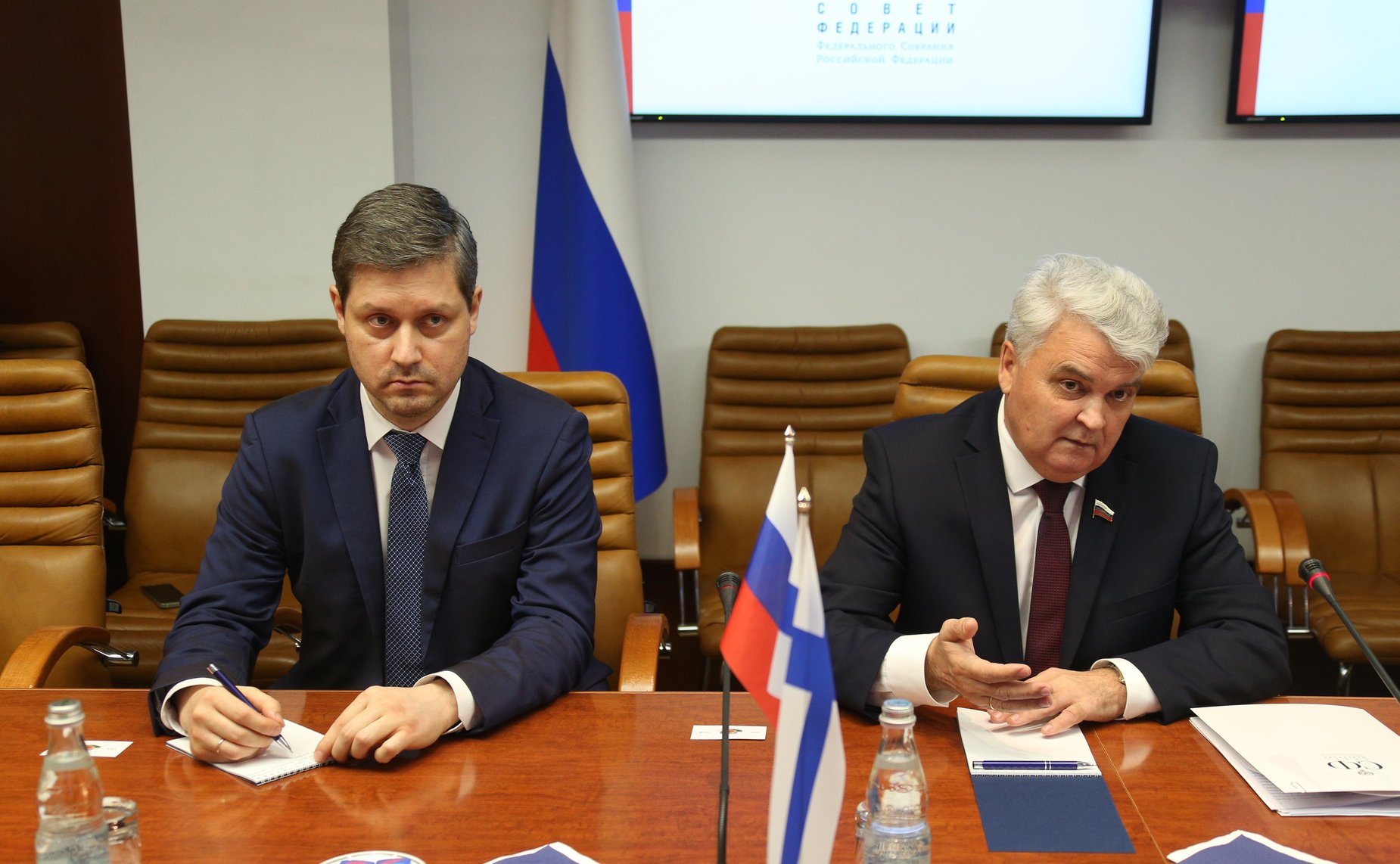 Встреча Петра Тултаева с Чрезвычайным и Полномочным Послом Финляндской Республики в РФ Антти Хелантеря