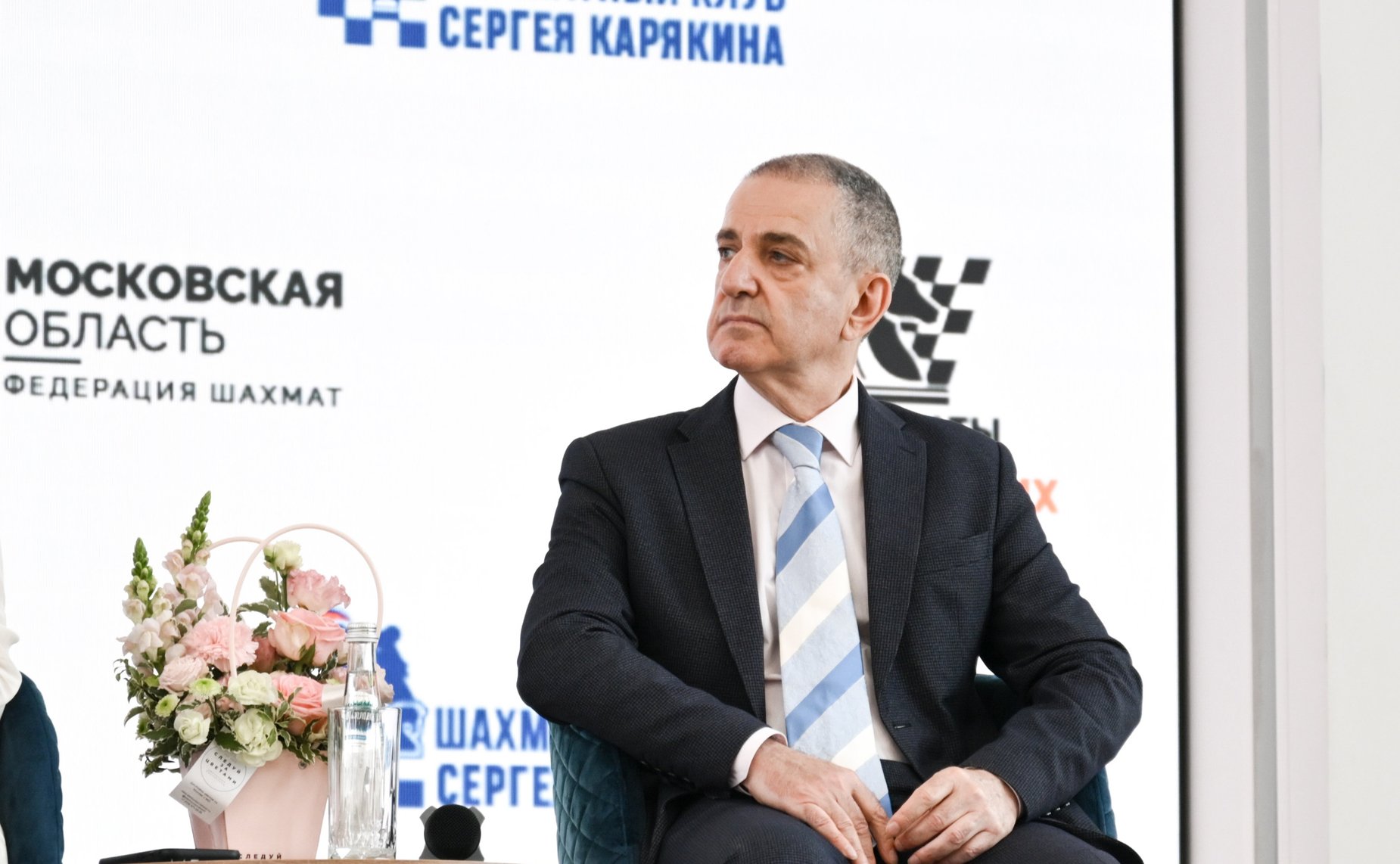 Инна Святенко и Сергей Карякин приняли участие в открытии шахматного клуба и совещании «Вовлечение участников СВО в физическую культуру и спорт»