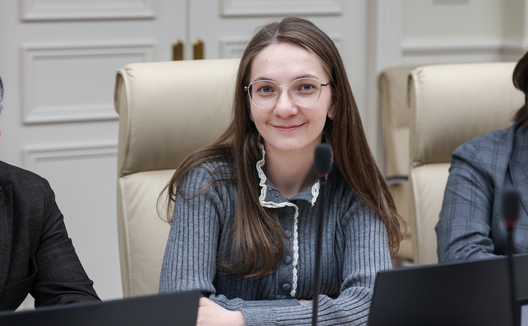 Встреча председателя Комитета Совета Федерации по международным делам Григория Карасина со студентами юридического факультета МГУ им. Ломоносова