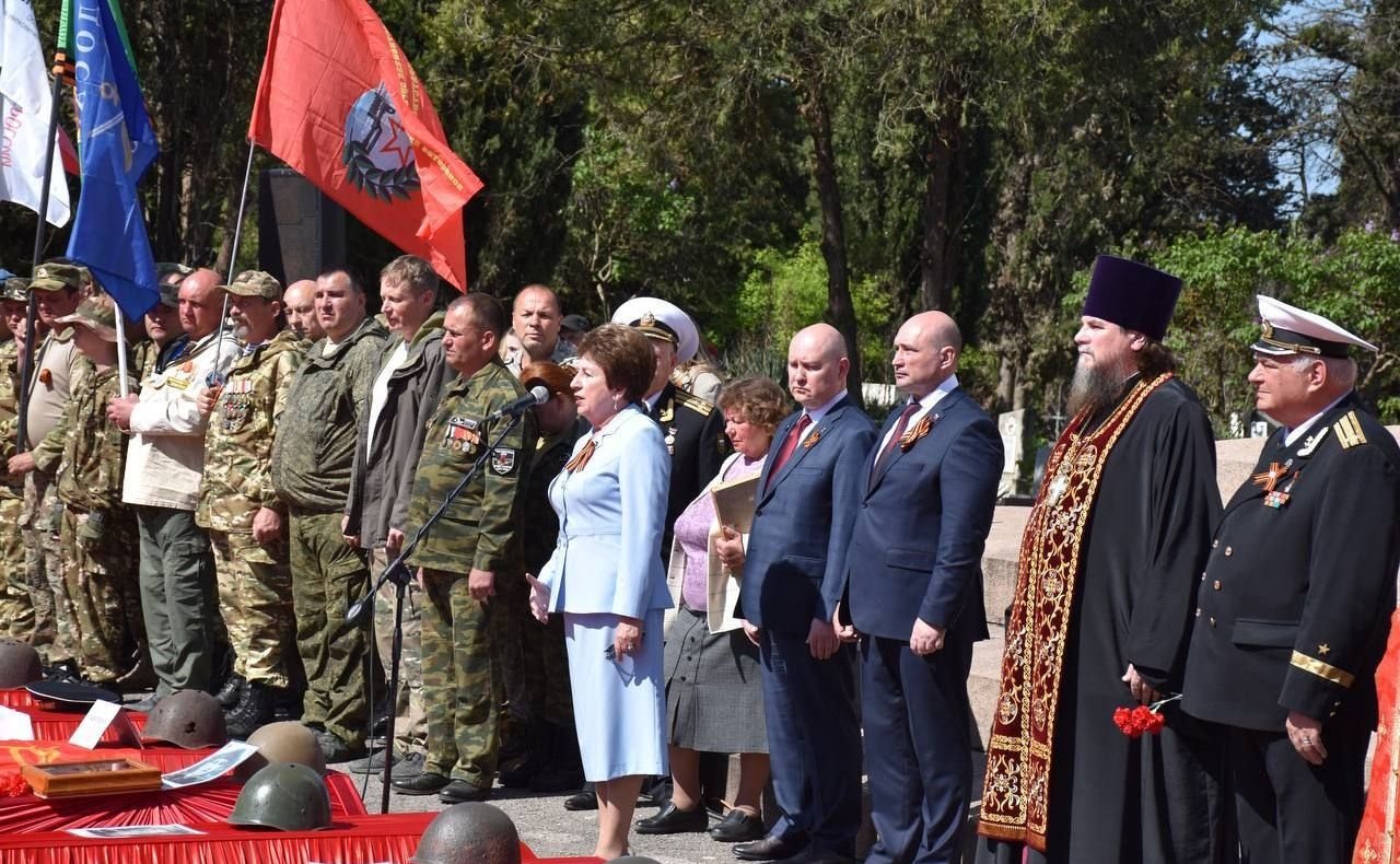 Екатерина Алтабаева приняла участие в торжественной церемонии захоронения останков защитников и освободителей Севастополя