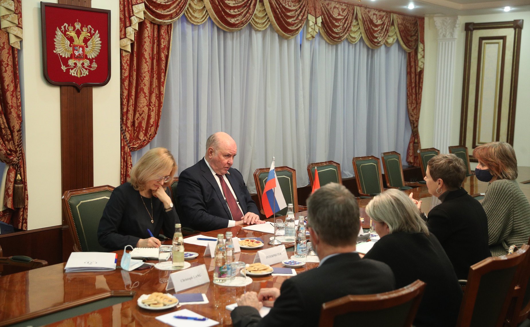 Григорий Карасин провел встречу с Чрезвычайным и Полномочным Послом Швейцарской Конфедерации в РФ Кристиной Марти Ланг