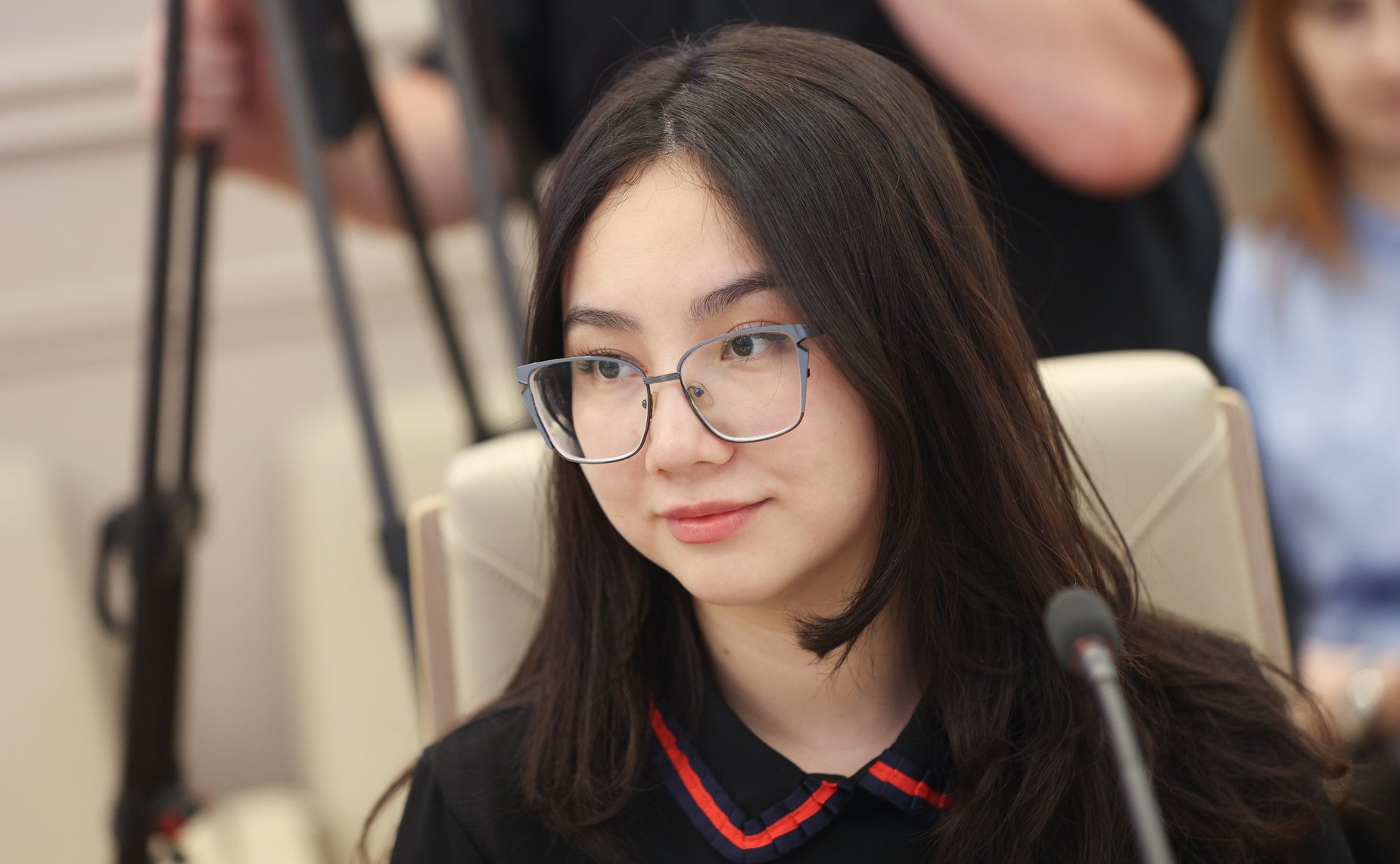 Встреча Александра Варфоломеева с участниками Международной школы дипломатии и членами Палаты молодых законодателей при Совете Федерации