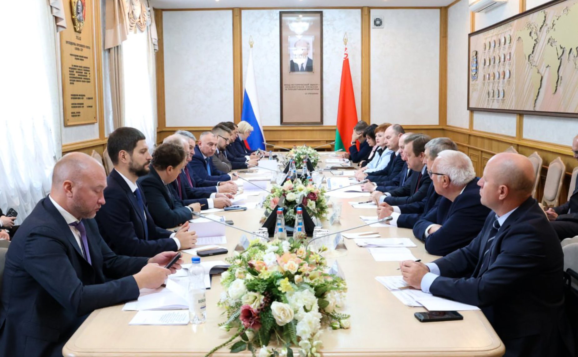 15-е заседание Межпарламентской комиссии Совета Республики Национального собрания Республики Беларусь и Совета Федерации по межрегиональному сотрудничеству (фото: Пресс-служба Совета Республики Национального собрания Беларуси)
