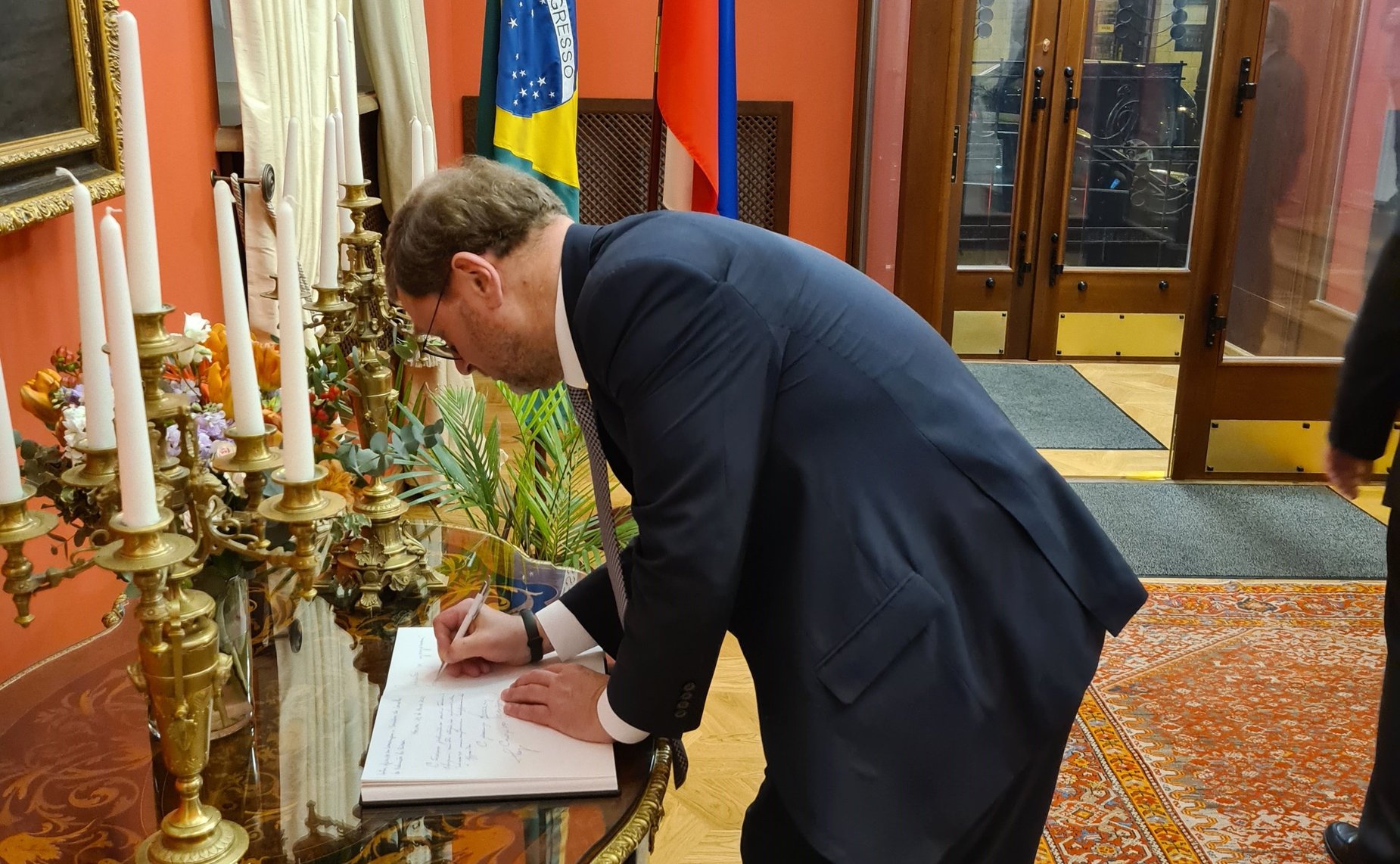 Встреча заместителя Председателя СФ Константина Косачева с Чрезвычайным и Полномочным Послом Федеративной Республики Бразилии в РФ