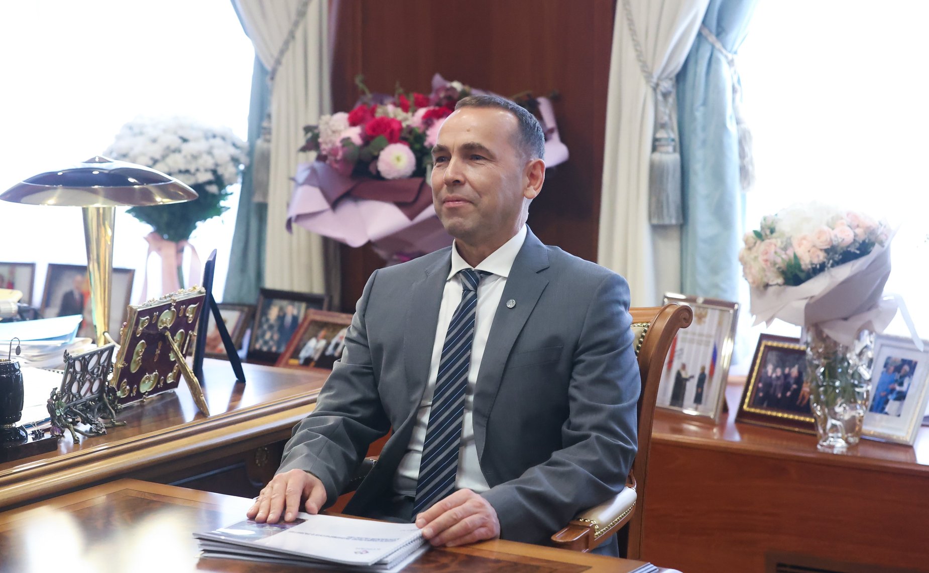 Встреча Председателя Совета Федерации Валентины Матвиенко с губернатором Курганской области Вадимом Шумковым