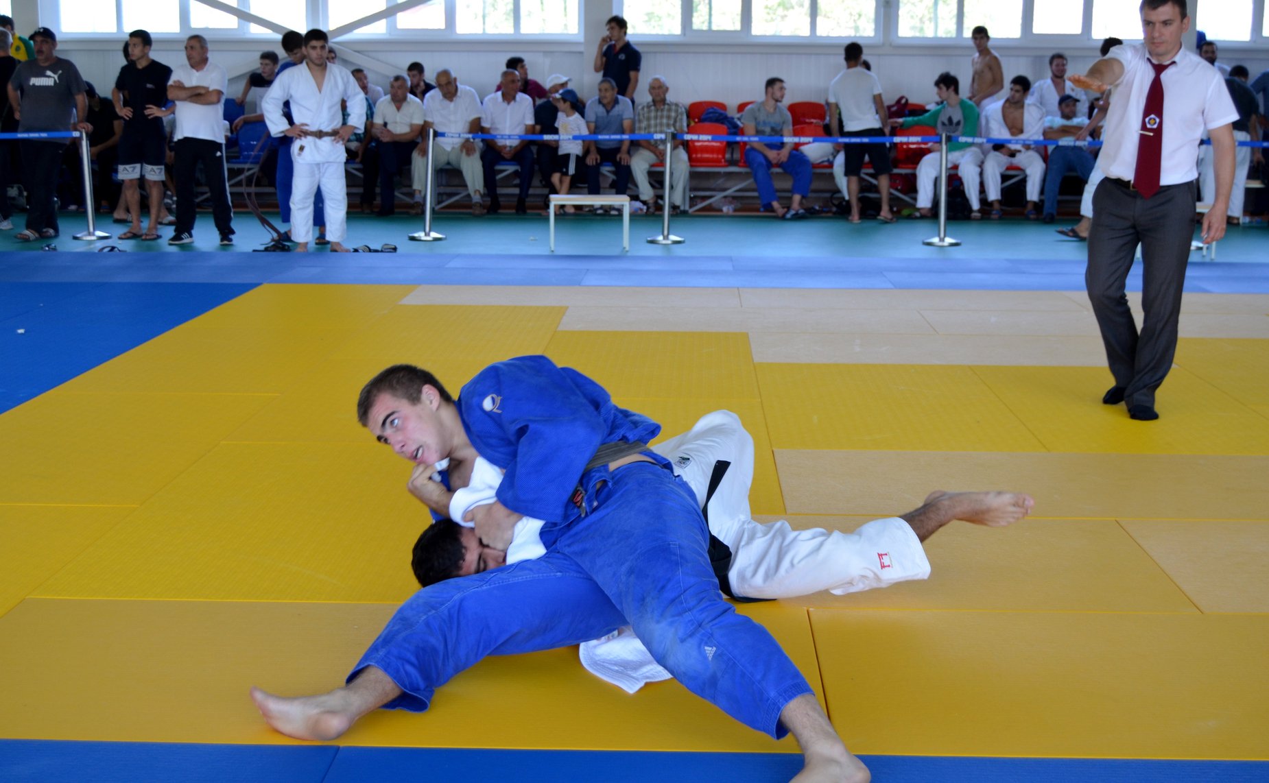 В Борцовском зале аула Урупского состоялся открытый турнир муниципального образования Успенский район по дзюдо